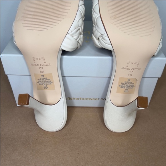 Marc Fisher LTD Draya Braided Sandal, Light Natural Leather - Picture 14 of 16